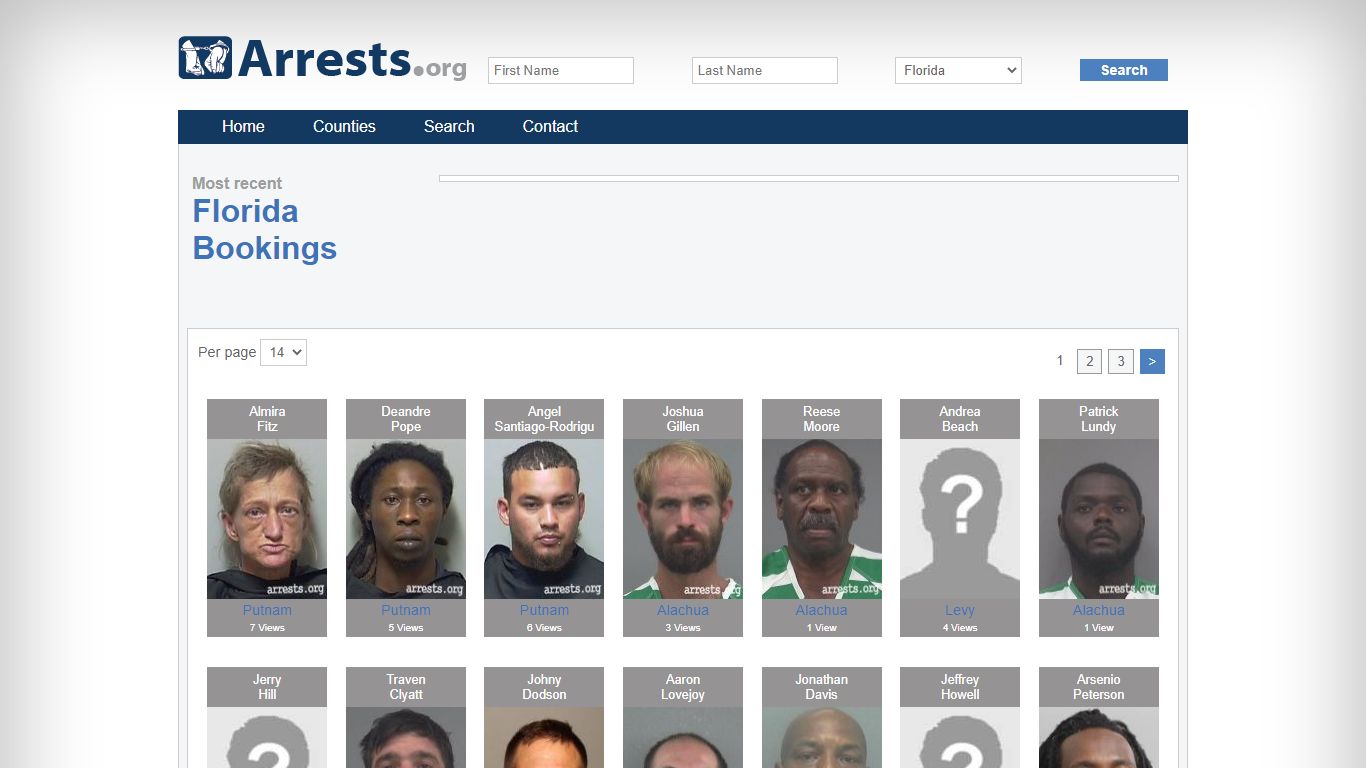 Florida Arrests and Inmate Search